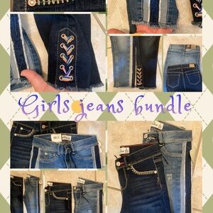 Girls size 6&7 jeans bundle